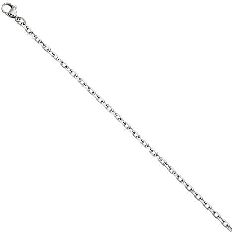 Ankerkette Edelstahl 3 2 mm 45 cm Halskette Kette Karabiner