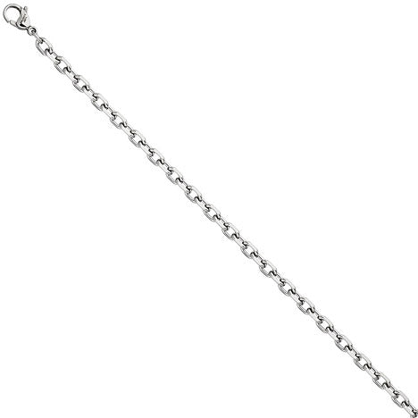 Ankerkette Edelstahl 4 3 mm 45 cm Halskette Kette Karabiner
