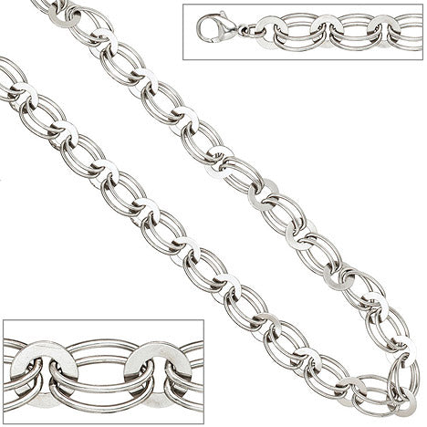 Armband 925 Sterling Silber rhodiniert 19 cm Silberarmband Karabiner