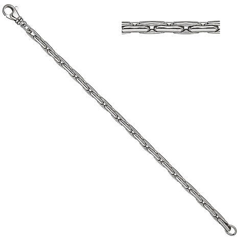 Armband 925 Sterling Silber rhodiniert 19 cm Silberarmband Karabiner