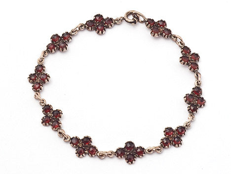 Armband Granat 925