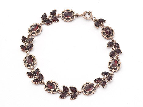 Armband Granat 925
