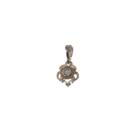 Anhänger 925 Silber Trachtenschmuck Zirkonia