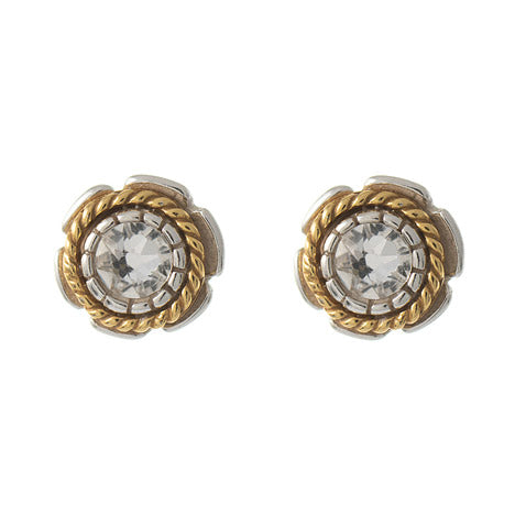 Ohrstecker 925 Silber Trachtenschmuck Zirkonia kristall