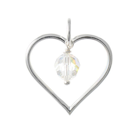 Anhänger 925 Silber Trachtenschmuck Zirkonia kristall