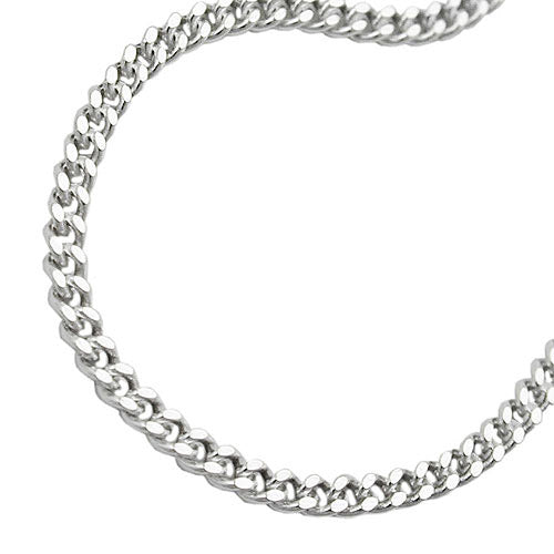 Armband Panzerkette flach Silber 925