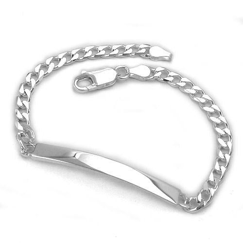 Armband Schildband Armband Panzer Silber 925