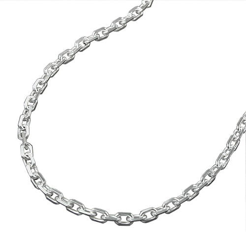Kette Anker 8x diamantiert Silber 925