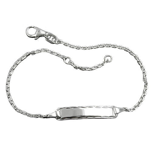 Armband Schildband Anker Silber 925