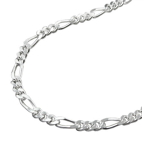 Armband Figaro Panzer 21cm Silber 925