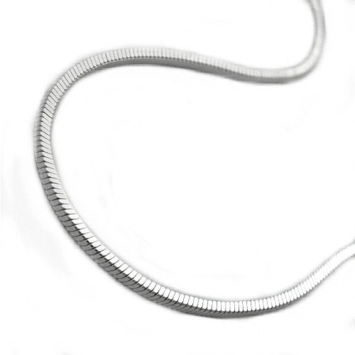 Kette Schlange vierkant Silber 925