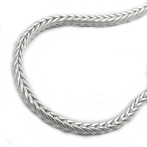 Kette Fuchsschwanz rund Silber 925