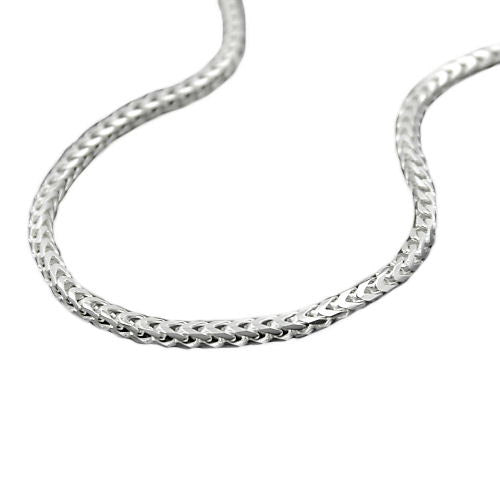 Kette Fuchsschwanz vierkant Silber 925