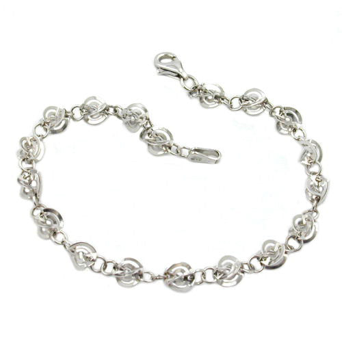 Armband Fantasie rhodiniert Silber 925