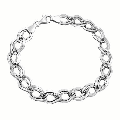 Armband Fantasie rhodiniert Silber 925