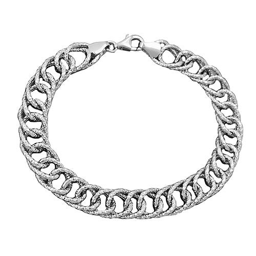 Armband Fantasie rhodiniert Silber 925