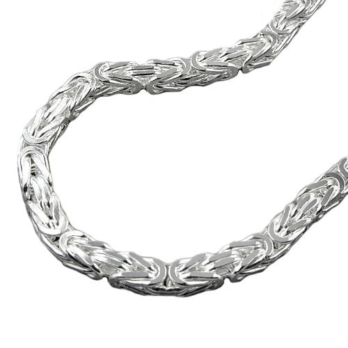 Kette 5mm Königskette 55cm Silber 925