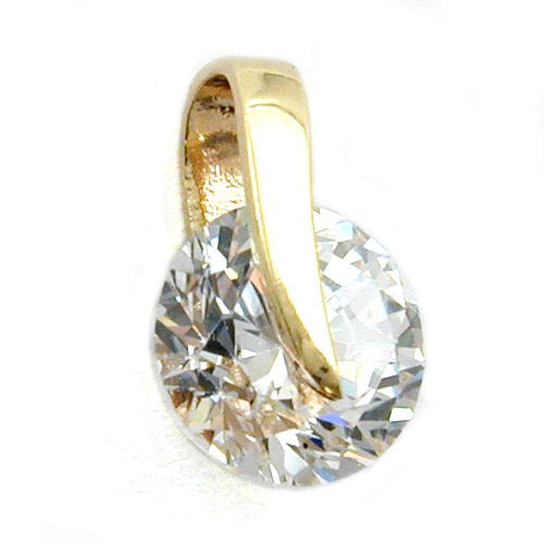 Anhänger Zirkonia beweglich Gold 375
