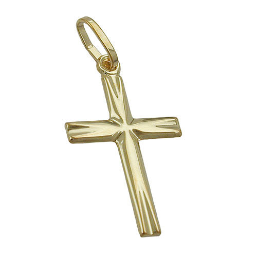 Anhänger 19x11mm Kreuz Gold 585