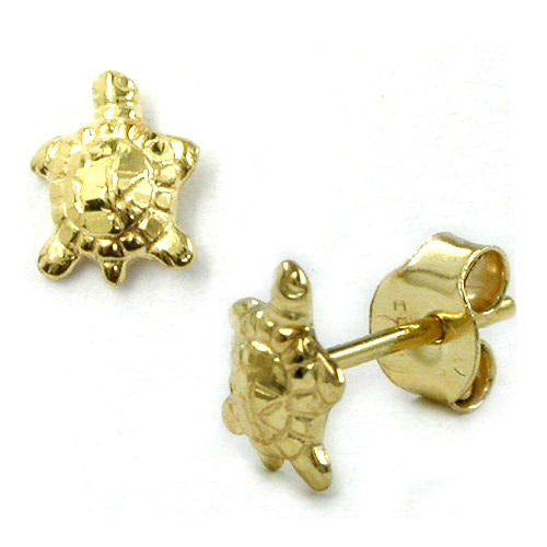 Ohrstecker Schildkröte Gold 375