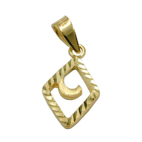 Anhänger Trapez diam Gold 333