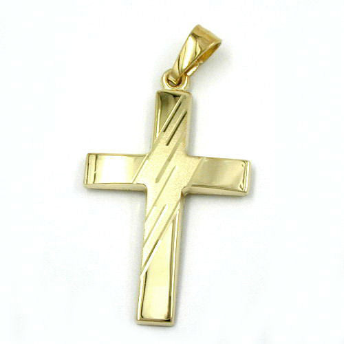 Anhänger Kreuz diamantiert Gold 585