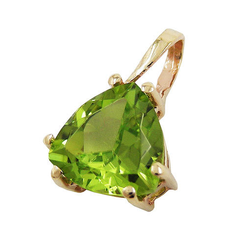 Anhänger Zirkonia olivine Gold 375