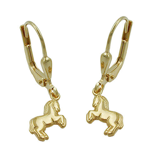 Ohrringe Brisur Ohrring Pferd Gold 375
