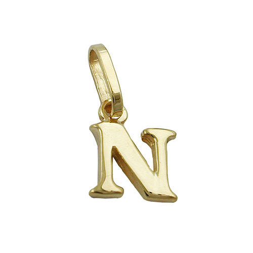 Anhänger Buchstabe N Gold 375