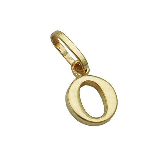Anhänger Buchstabe O Gold 375