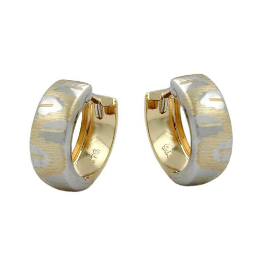 Creolen bicolor Gold 375