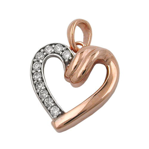 Anhänger Zirkonia 9Kt Rotgold