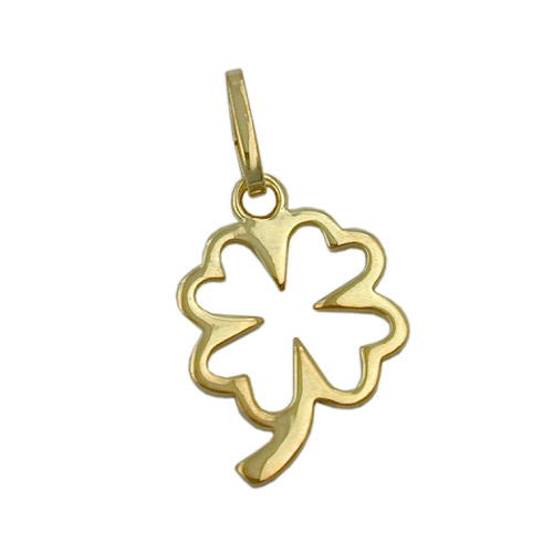 Anhänger Kleeblatt Gold 375