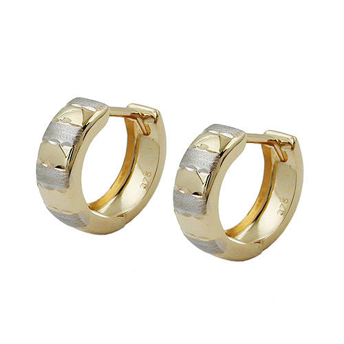 Creolen bicolor Gold 375