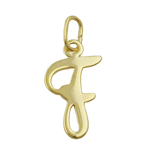 Anhänger Buchstabe F Gold 333