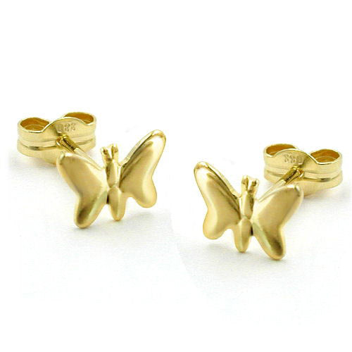 Ohrstecker Schmetterling Gold 333