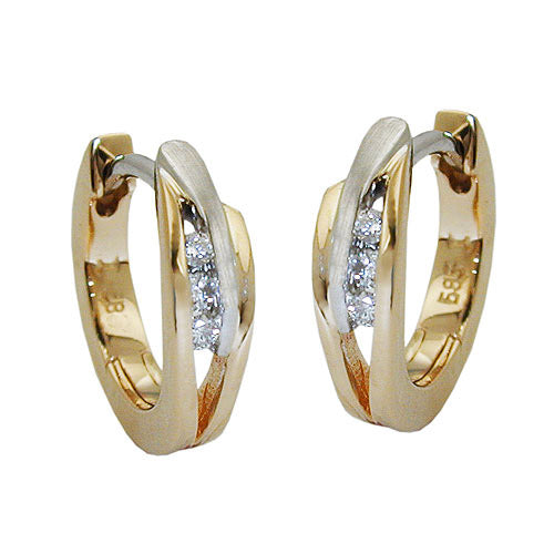 Creolen Brillant-0 06Kt GHSI Gold 585