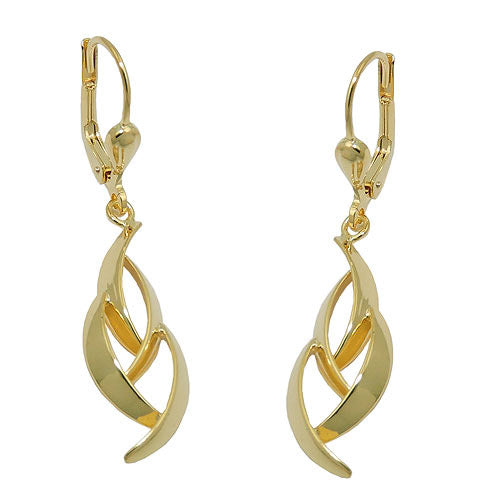Ohrringe Brisur glänzend Gold 333