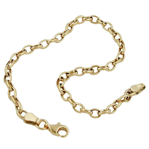 Armband Ankerkette oval Gold 375