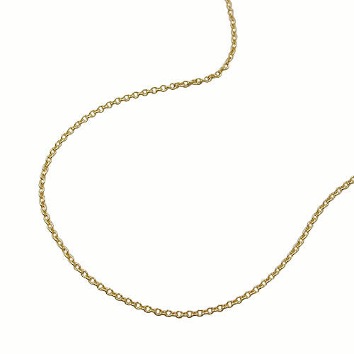 Kette 36cm dünne Ankerkette Gold 375