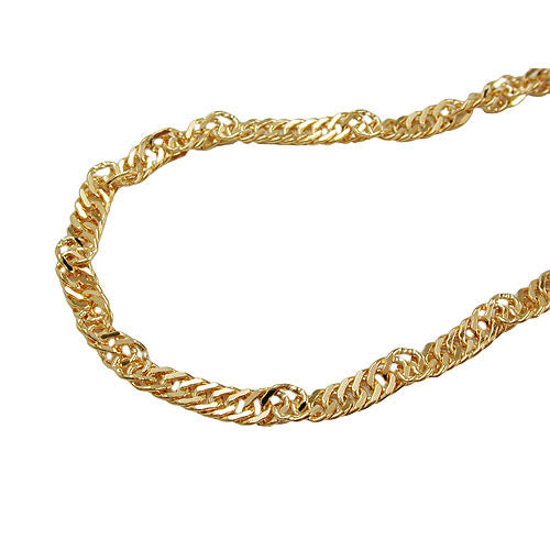 Armband 19cm Singapur Gold 375