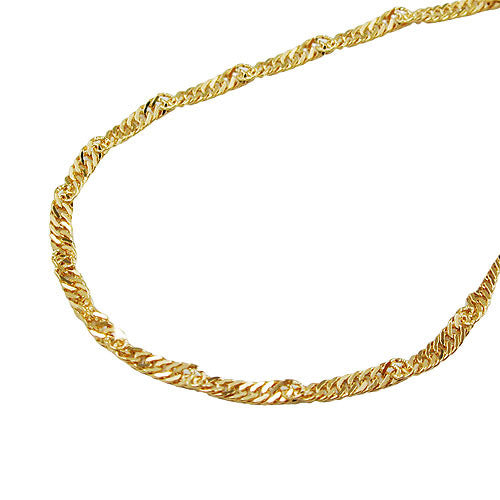 Kette Singapurkette 42cm Gold 585