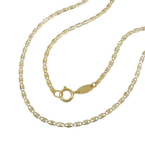 Kette Collier Fantasiekette Gold 375 45cm