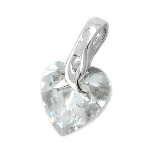 Anhänger Herz Zirkonia Silber 925