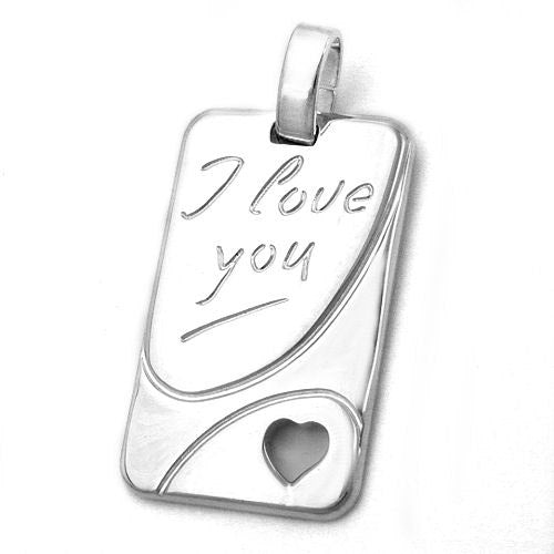 Anhänger I love you Silber 925