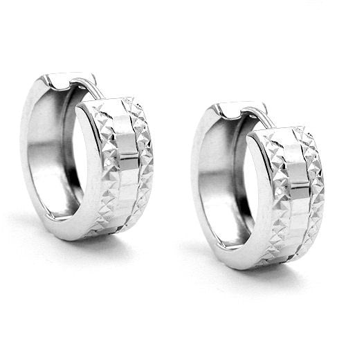 Creolen rhodiniert Silber 925