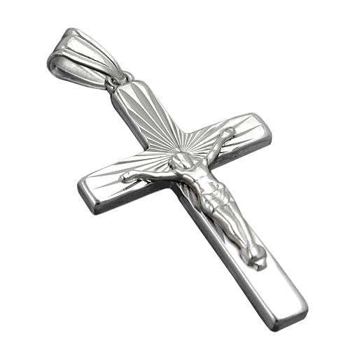 Anhänger Kreuz mit Jesus Silber 925
