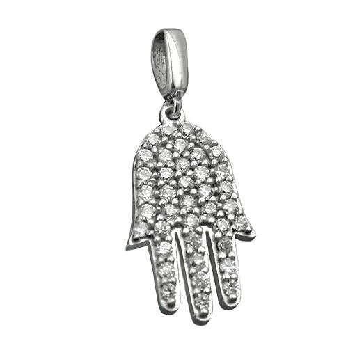 Anhänger Hand mit Zirkonia Silber 925
