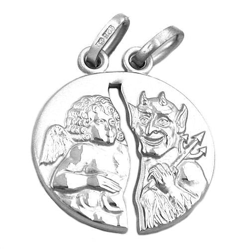 Anhänger Engel/Teufel Silber 925