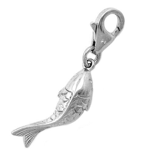 Charm Fisch Silber 925